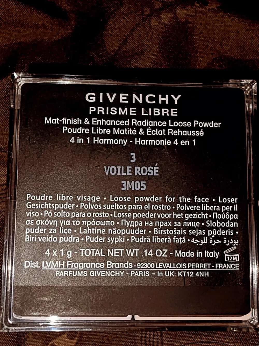 Givenchy Prisme Libre Loose Powder Compact - Black